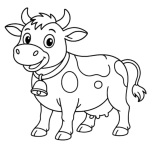 Desenhos de vaca para imprimir e colorir - educação infantil (página 1)